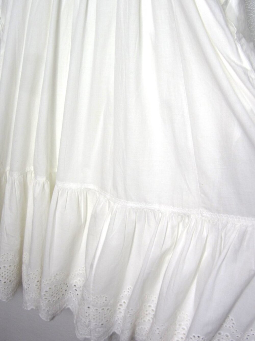 Torrid Size 2 18 20 NEW Spaghetti Strap White Eyelet Midi Dress Cotton Plus 2X - Picture 13 of 14